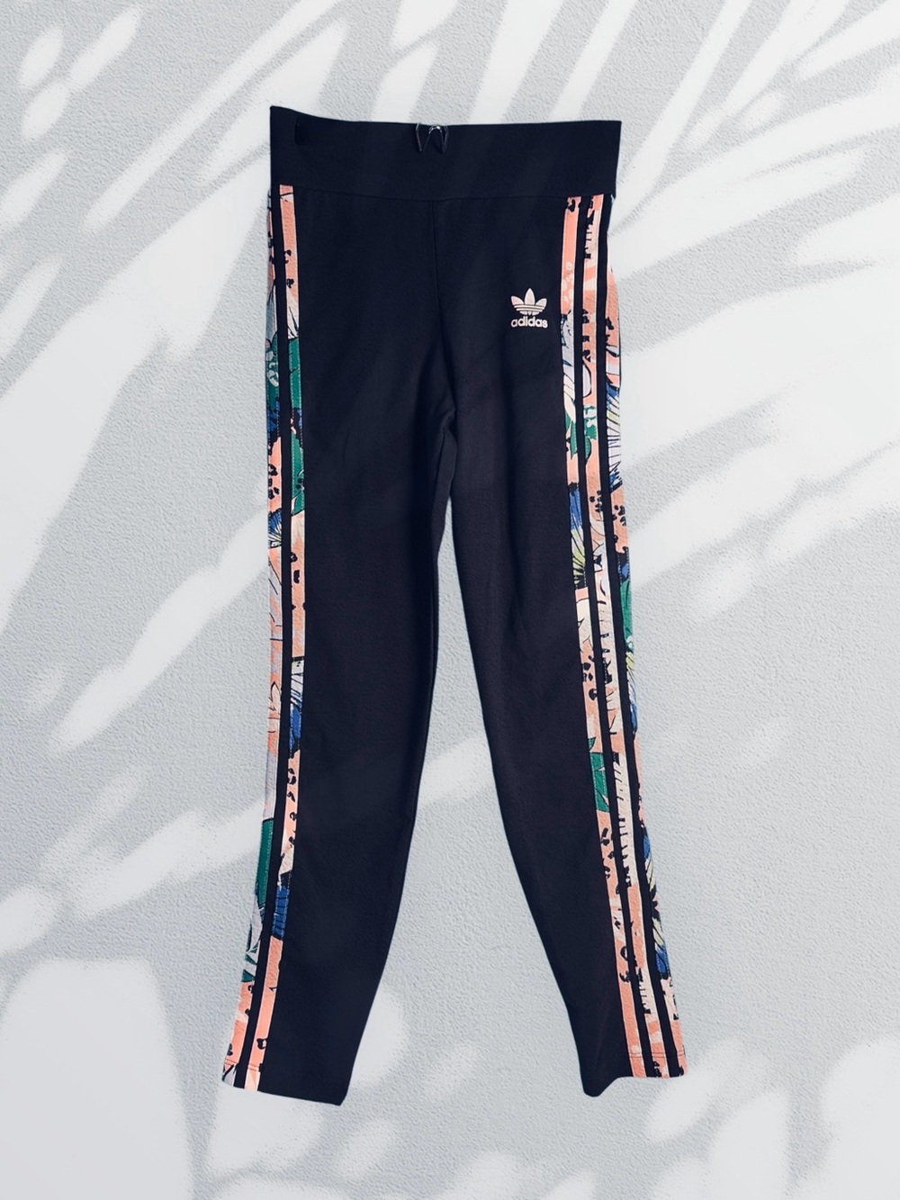 Adidas Girls Her Studio London Flowers  Print High -Waisted Tide Small